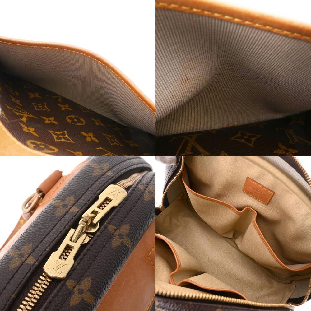 LOUIS VUITTON Monogram Trouville Brown Canvas Handbag - Picture 10 of 11